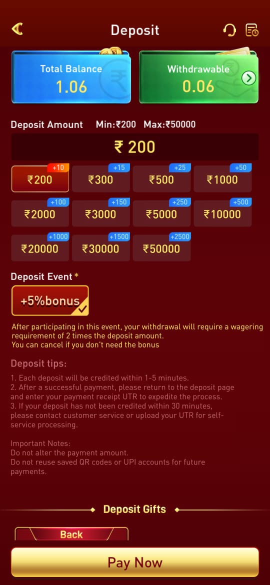 AS Game Refer and Earn Bonus Feature Screenshot